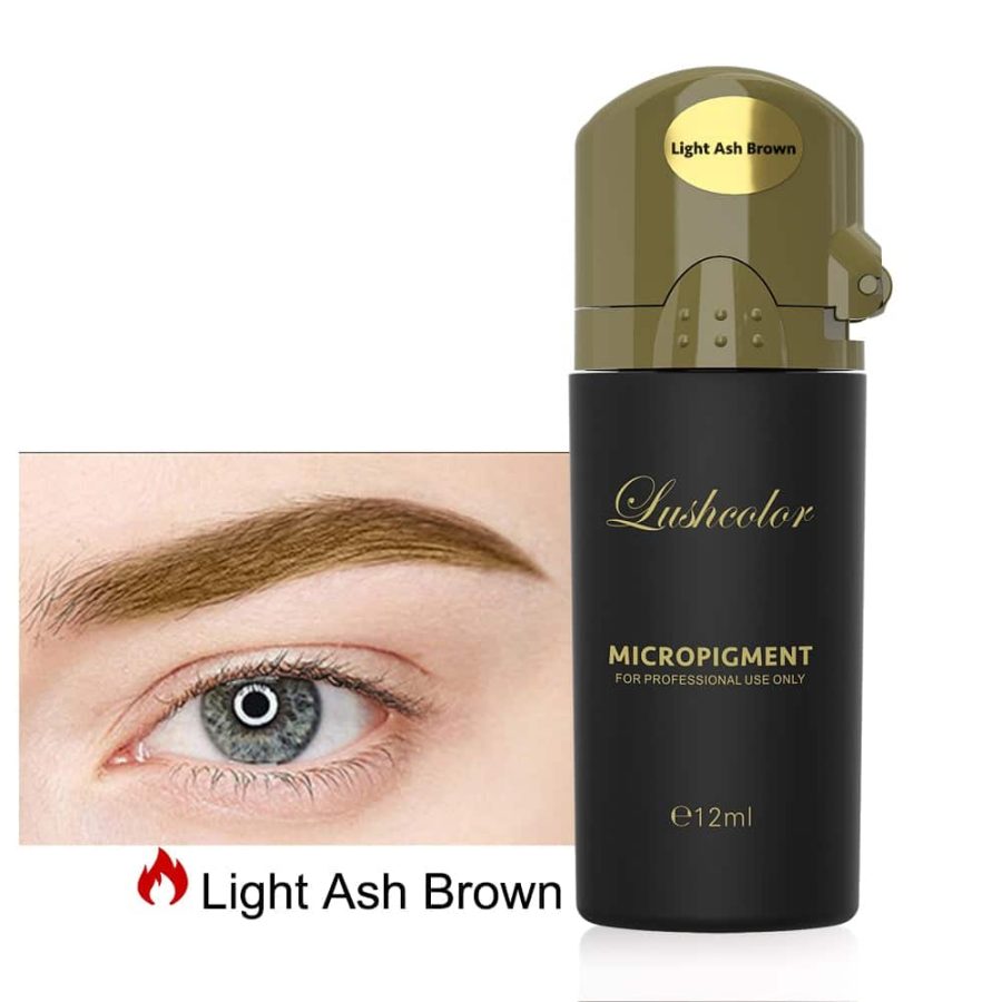 Lushcolor Top PMU Micropigments Collection (12mL) - Light Ash Brown